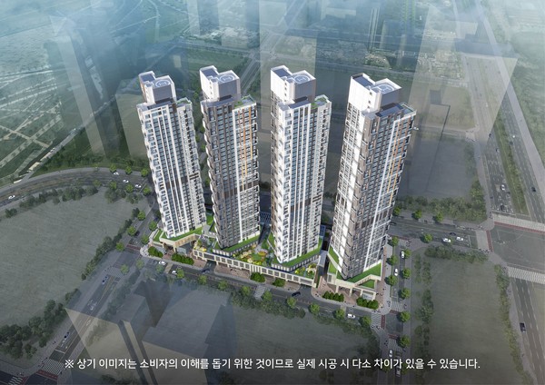 ▲ '힐스테이트 동탄역 센트릭' 조감도