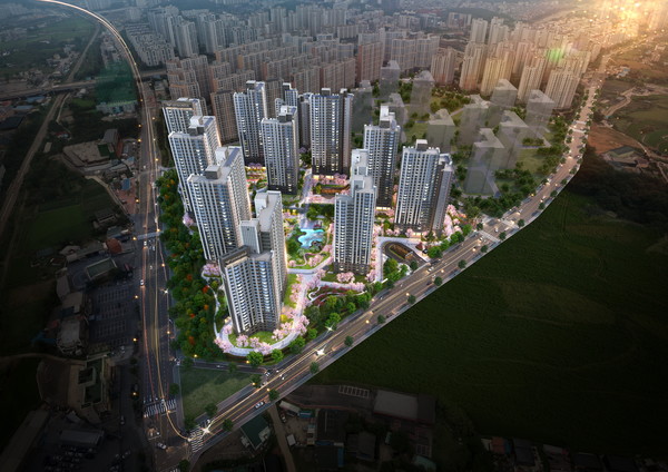 ▲ '천안 롯데캐슬 더 청당' 조감도