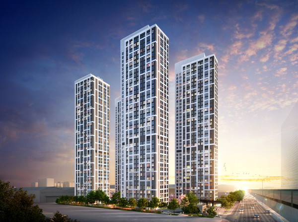 ▲ 'e편한세상 시티 항동 마리나' 조감도