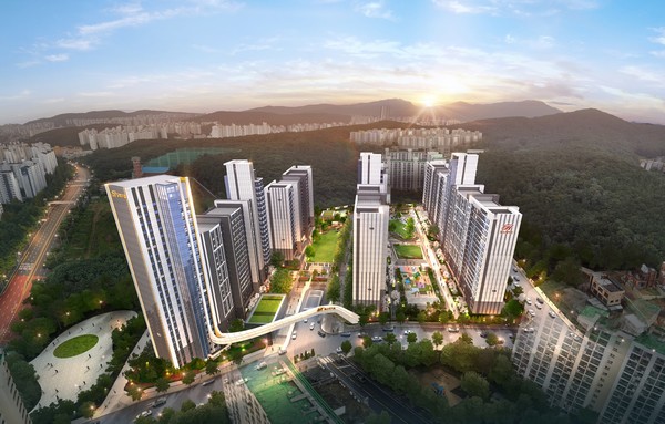 ▲ 용인 수지 삼성1차아파트 조감도