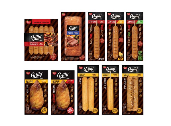 ▲그릴리 주요 제품군