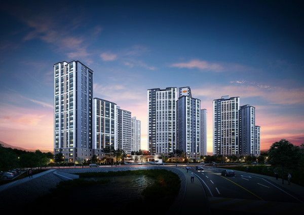 ▲ 'e편한세상 사천 스카이마리나' 투시도