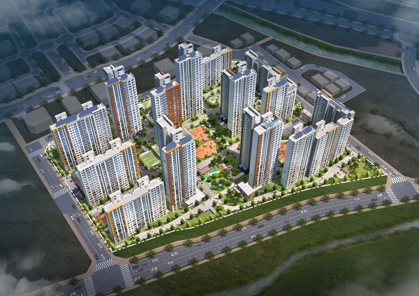 ▲ 의왕초평A3 단지 조감도