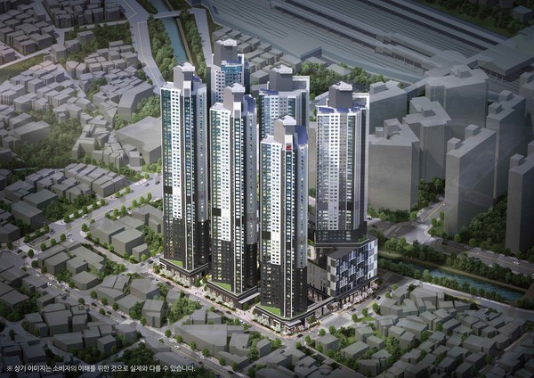 ▲ '힐스테이트 천안역 스카이움'_조감도