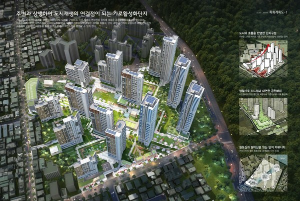 ▲ 부천 원미 지구 기본설계 최우수작