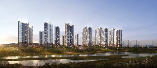 ▲ '갑천2 트리풀시티 엘리프' 투시도