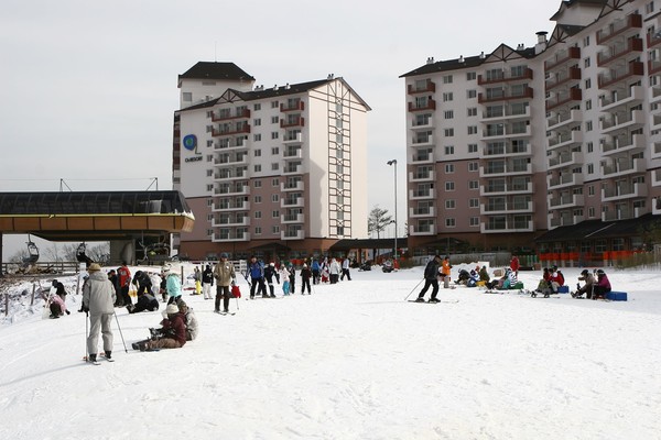 ▲ 태백 오투리조트 스키장 전경