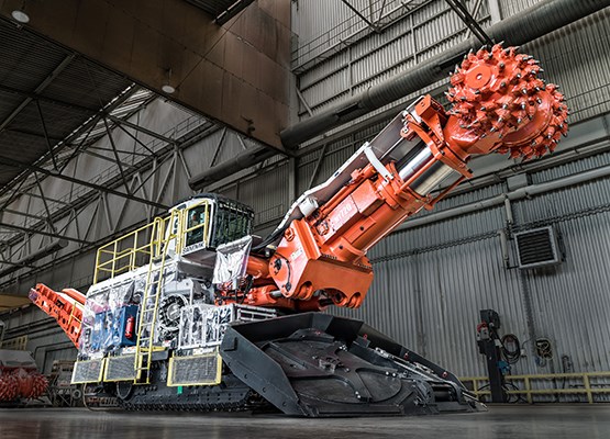 ▲ 인천도시철도 1호선 검단연장선 현장 연구개발 수행에 사용된 로드헤더