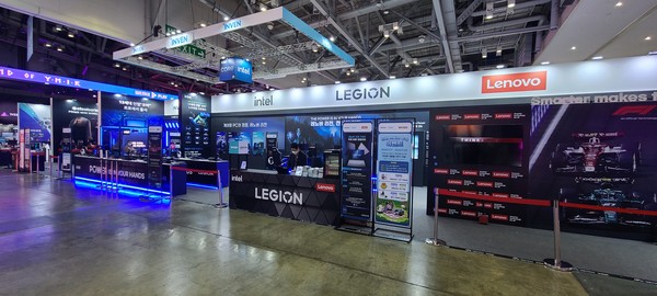 ▲레노버 부스 모습