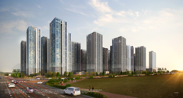 ▲ '올림픽파크 포레온' 투시도