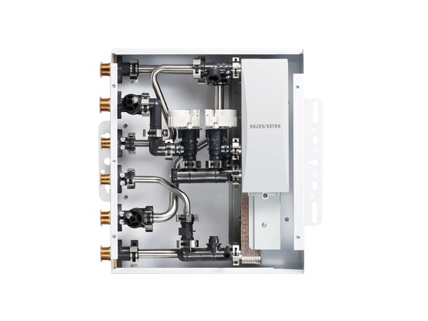 ▲경동나비엔의 통합배관시스템 히티허브플러스