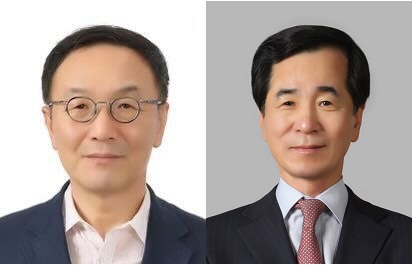 ▲ 이건호 사외이사(왼쪽), 박세춘 사외이사 및 감사위원