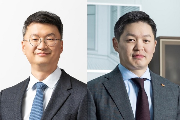 신임 이호정 총괄사장(왼쪽), 최성환 사장