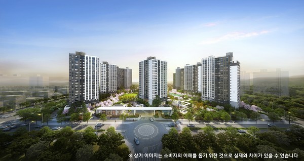 ▲ '익산 부송 데시앙' 투시도