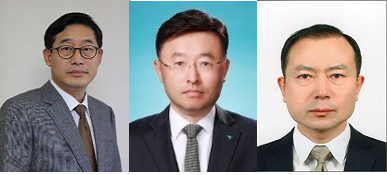 ▲ (왼쪽부터) 이후승 하나대체투자자산운용 대표이사 후보, 안선종 하나벤처스 대표이사 후보, 조현준 핀크 대표이사 후보