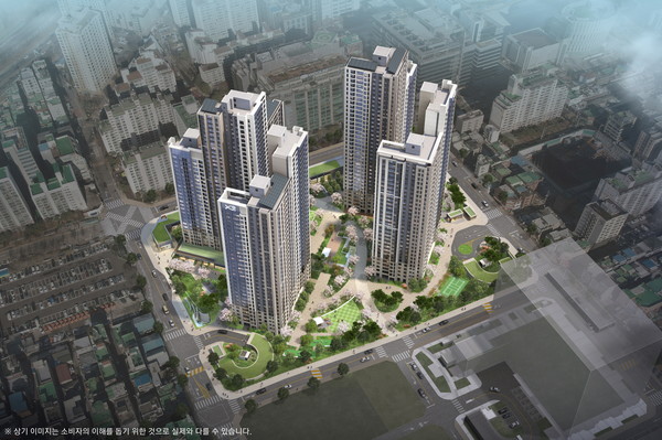 ▲ '영등포자이 디그니티' 조감도