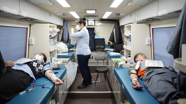 ▲한국타이어가 '2023 생명 나눔 헌혈 캠페인'을 진행했다.