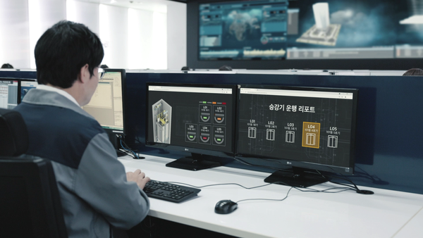 ▲현대엘리베이터가 개발한 AI 예지보전 시스템은 엘리베이터 정지 고장으로 인한 운행 중단을 대폭 줄이는 효과가 있다.