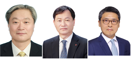 ▲(왼쪽부터) 전영상 상임감사위원, 이정복 경영관리부사장, 이준호 안전&사업부사장