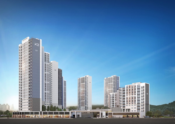 ▲ '고덕자이 센트로' 투시도