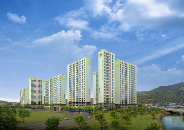 ▲ 광양목성 '파크뷰 부영' 투시도