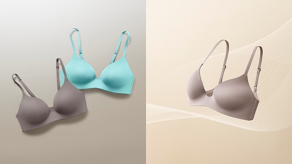 ▲조임 없이 완벽하게 피팅 되는 유니클로 와이어리스 브라 3D 홀드