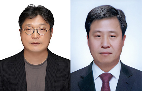 ▲(왼쪽부터) 메리츠화재 김중현 부사장, 메리츠증권 장원재 사장.