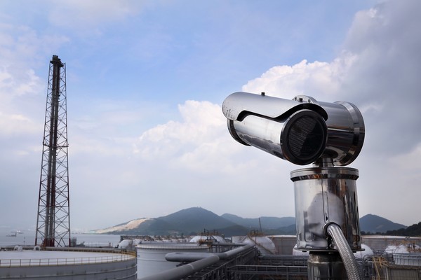 ▲AI CCTV 활용한 여수공장 모니터링