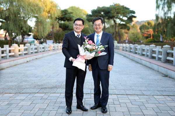 헹 스위 킷 싱가포르 부총리(왼쪽), 김동연 경기도지사