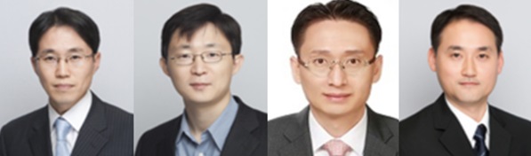 ▲ (왼쪽부터) 이종오·한구·박지선·김성욱 부원장보