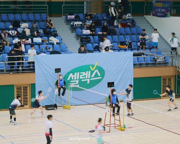 ▲매일헬스뉴트리션이 우리그라운드와 개최한 2024 셀렉스 배드민턴 챔피언스리그