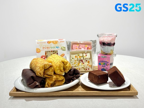 ▲GS25 신년 디저트 5종 라인업. 사진=GS리테일