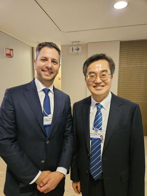 아처 공동창립자 애덤 골드스타인(왼쪽), 김동연 경기도지사