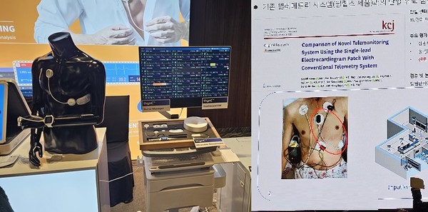 ▲씽크 구성(왼쪽), 기존 환자 모니터링 시스템 사용 예