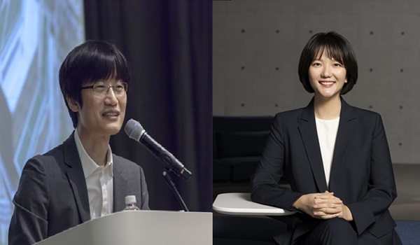 ▲이해진 네이버 GIO(왼쪽), 최수연 대표
