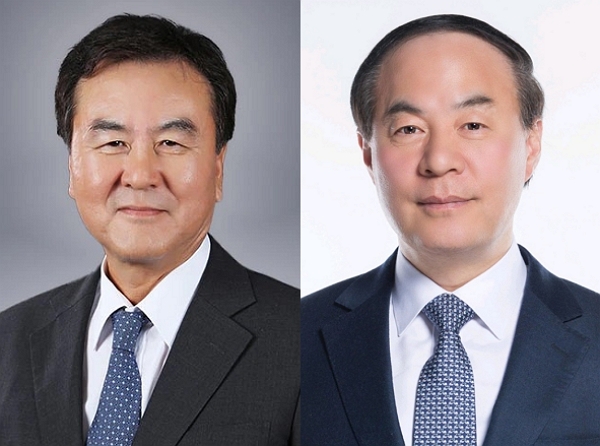 ▲신제윤 삼성전자 이사회 의장(왼쪽), 전영현 삼성전자 대표이사 부회장