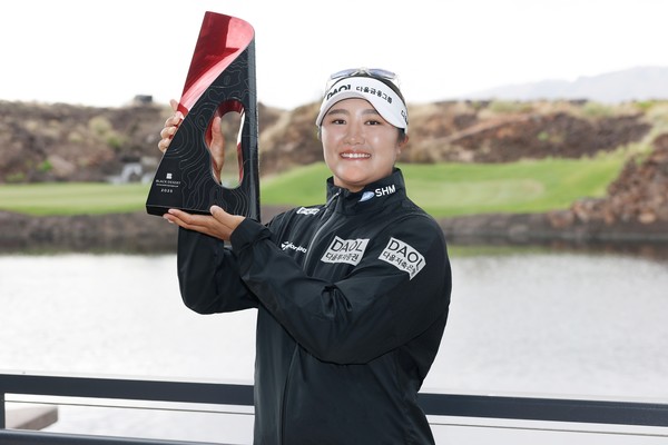 ▲유해란 프로 LPGA 블랙 데저트 챔피언십 우승 관련 이미지. 사진=한성에프아이