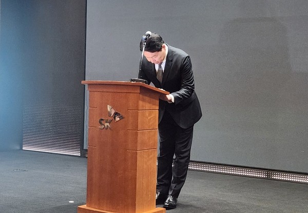 지난 7일 대국민사과에 나선 최태원 SK그룹 회장