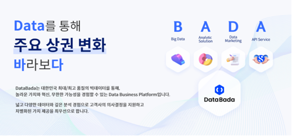 ▲ 신한카드가 지난해 8월 선보인 자체 데이터금융플랫폼 '데이터바다'