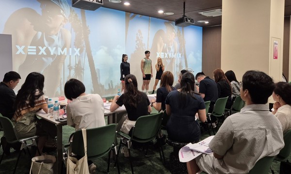 ▲젝시믹스 26SS 글로벌 수주회 전경. 사진=젝시믹스