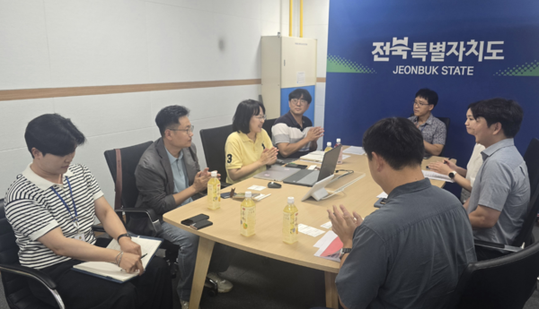 ▲NS푸드페스타2025에서 농식품 스타트업 경진대회를 개최하기로 하고 전북도와 협업하며 전북도청에서 첫 설명회를 가졌다. 사진=NS홈쇼핑