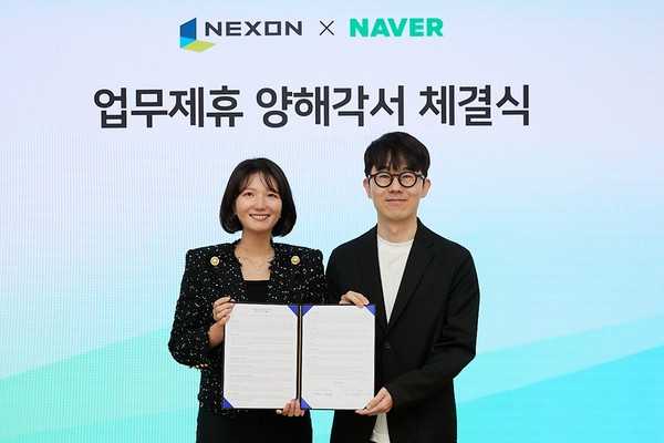 ▲최수연 네이버 대표(왼쪽), 강대현 넥슨코리아 대표