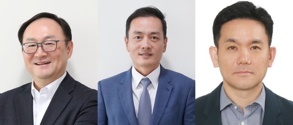 (왼쪽부터) 윤성노 동원시스템즈 패키징사업부문 대표, 이진욱 동원기술투자 대표, 정해철 동원홈푸드 중국법인장.