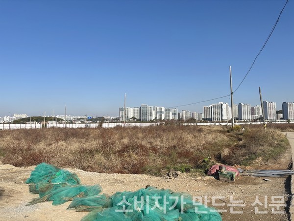 ▲운정 아이파크 시티 현장 부지