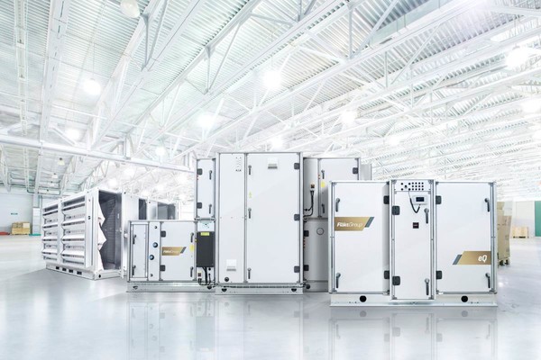 ▲플랙트그룹이 공급하는 공기냉각, 액체냉각 등 주요 공조 솔루션 제품