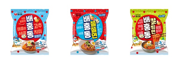 ▲농심 배홍동 3종 윈터 프로모션 패키지 이미지