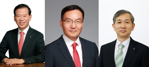 ▲(왼쪽부터) 서유석 후보, 이현승 후보, 황성엽 후보.