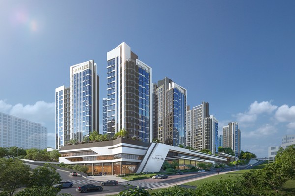 ▲미아4의1구역 주택재건축정비사업 투시도