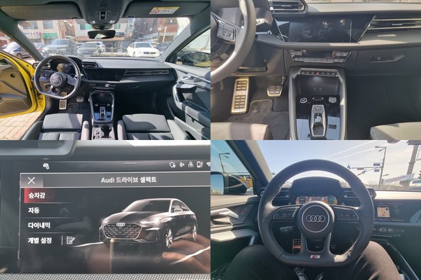 ▲아우디 A3는 물리 버튼을 유지해 직관적인 조작감과 아날로그 감성을 살렸다.