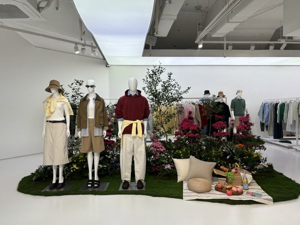 ▲피크닉 분위기로 연출된 ‘뉴 라인업’ 존.